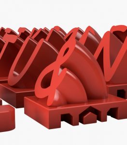 3D-Buchstaben zum selbst ausdrucken